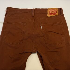 RARE Levi’s 510 Super Skinny Brown Jeans 34”x30”